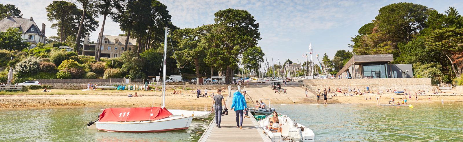 port et plage arradon