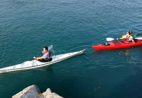 kayak dans le golfe du morbihan