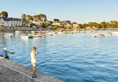 enfant pechant port de larmor baden