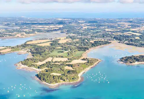 golfe du morbihan vu du ciel