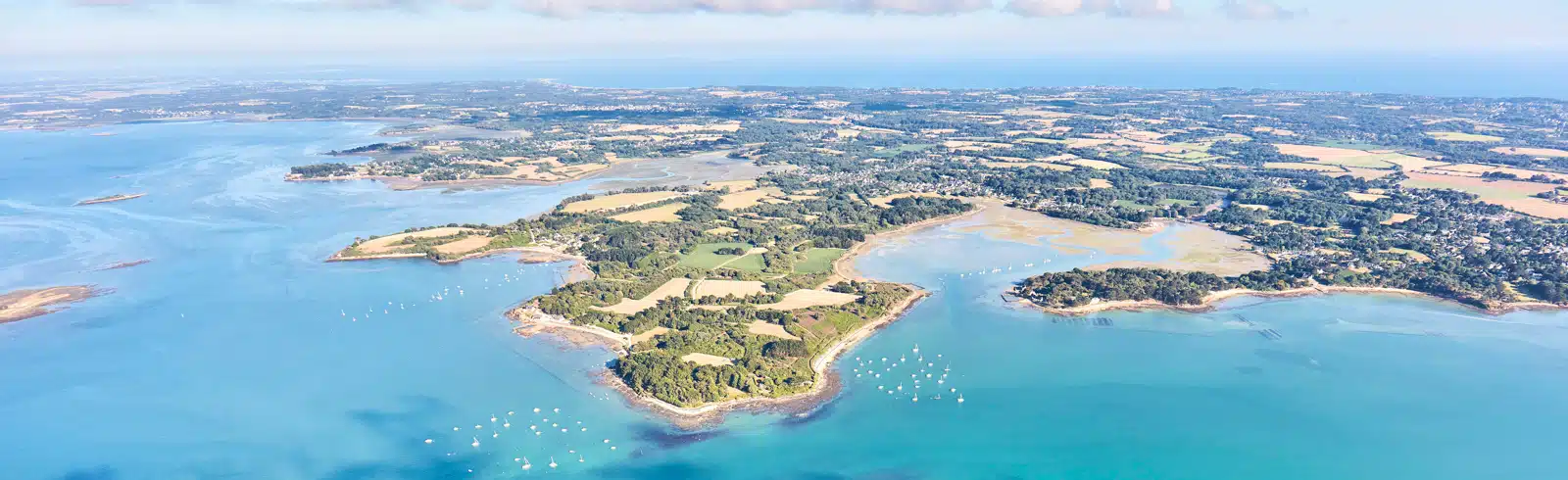 golfe du morbihan vu du ciel