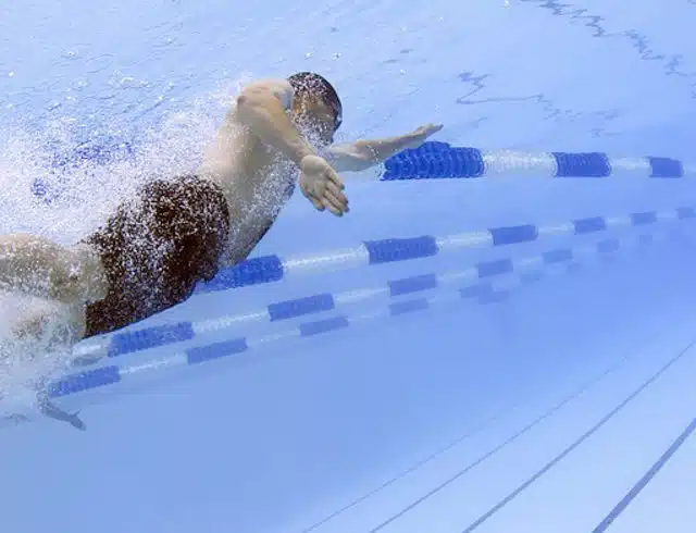 nageur piscine presqu ile