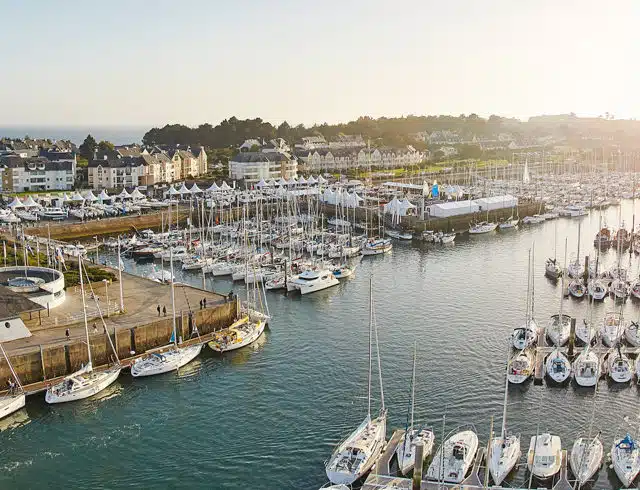 vue aerienne port crouesty arzon