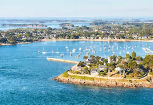 vue aerienne presqu ile de rhuys