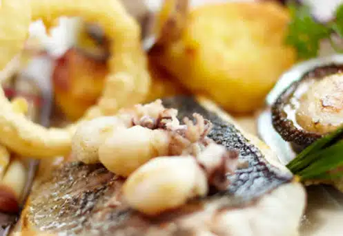 assiette restaurant gastronomique