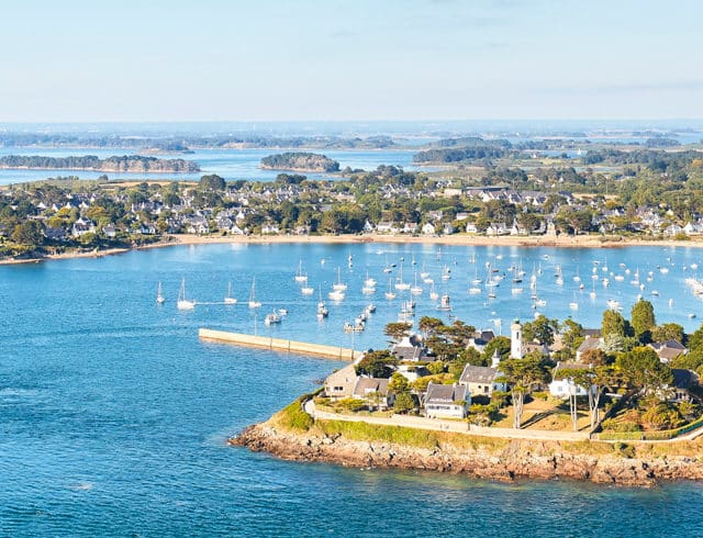 golfe du morbihan vu du ciel