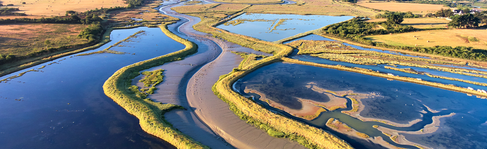 Le sentier Sinagots à Séné au bord du Golfe du Morbihan